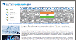 Desktop Screenshot of ahmedabadprivateinvestigator.com